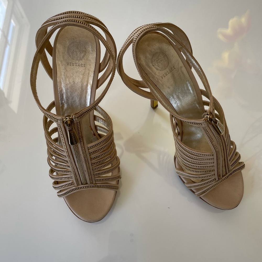 Versace runway stilettos